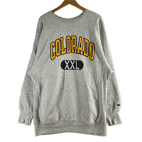 スウェット 90s/REVERSE WEAVE/COLORADO/ｻｲｽﾞXXL グレー