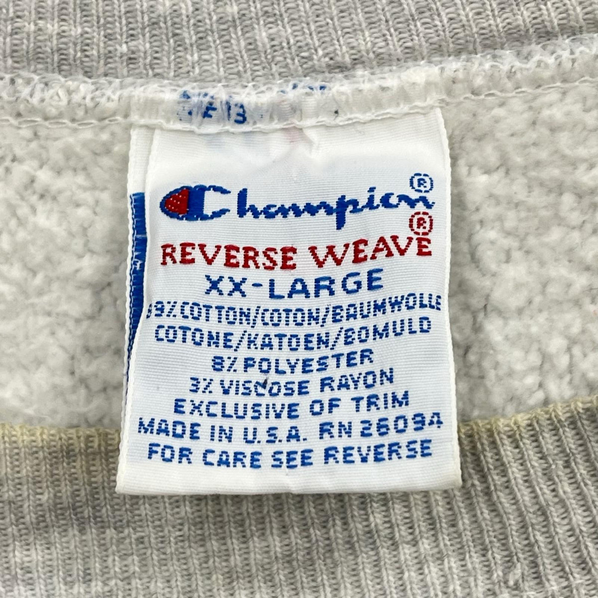 スウェット 90s/REVERSE WEAVE/COLORADO/ｻｲｽﾞXXL グレー