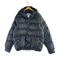 ダウンジャケット KLUANE MOUNTAINEERING/SNAP PARKA/M M ブラック