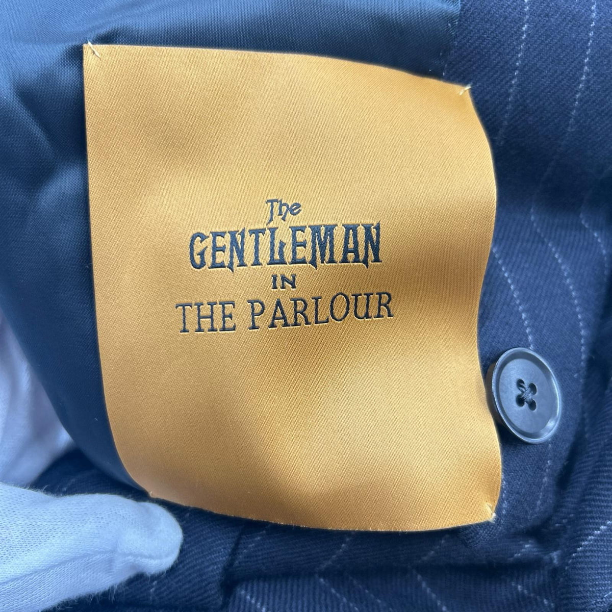 テーラードジャケット THE GENTLEMAN IN THE PARLOUR/ﾀﾞﾌﾞﾙﾌﾞﾚｽﾄ 40 ネイビー