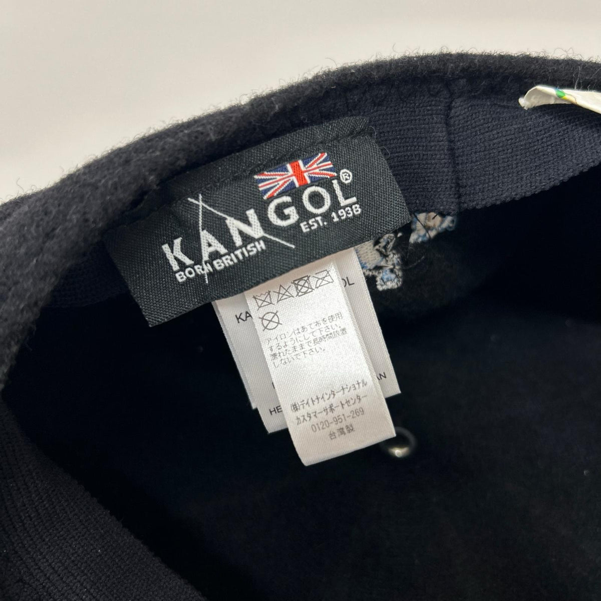 キャスケット ×2G/WOOL SPITFIRE ブラック