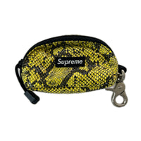 その他アクセサリー 11AW/Snakeskin Stash Pouch イエロー