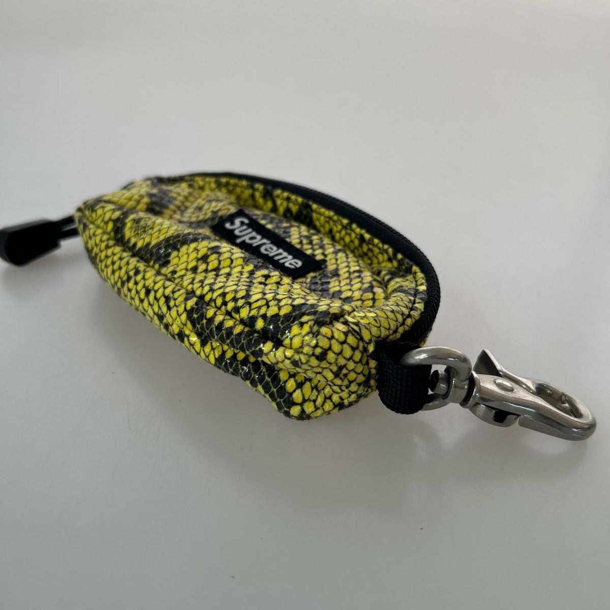 その他アクセサリー 11AW/Snakeskin Stash Pouch イエロー