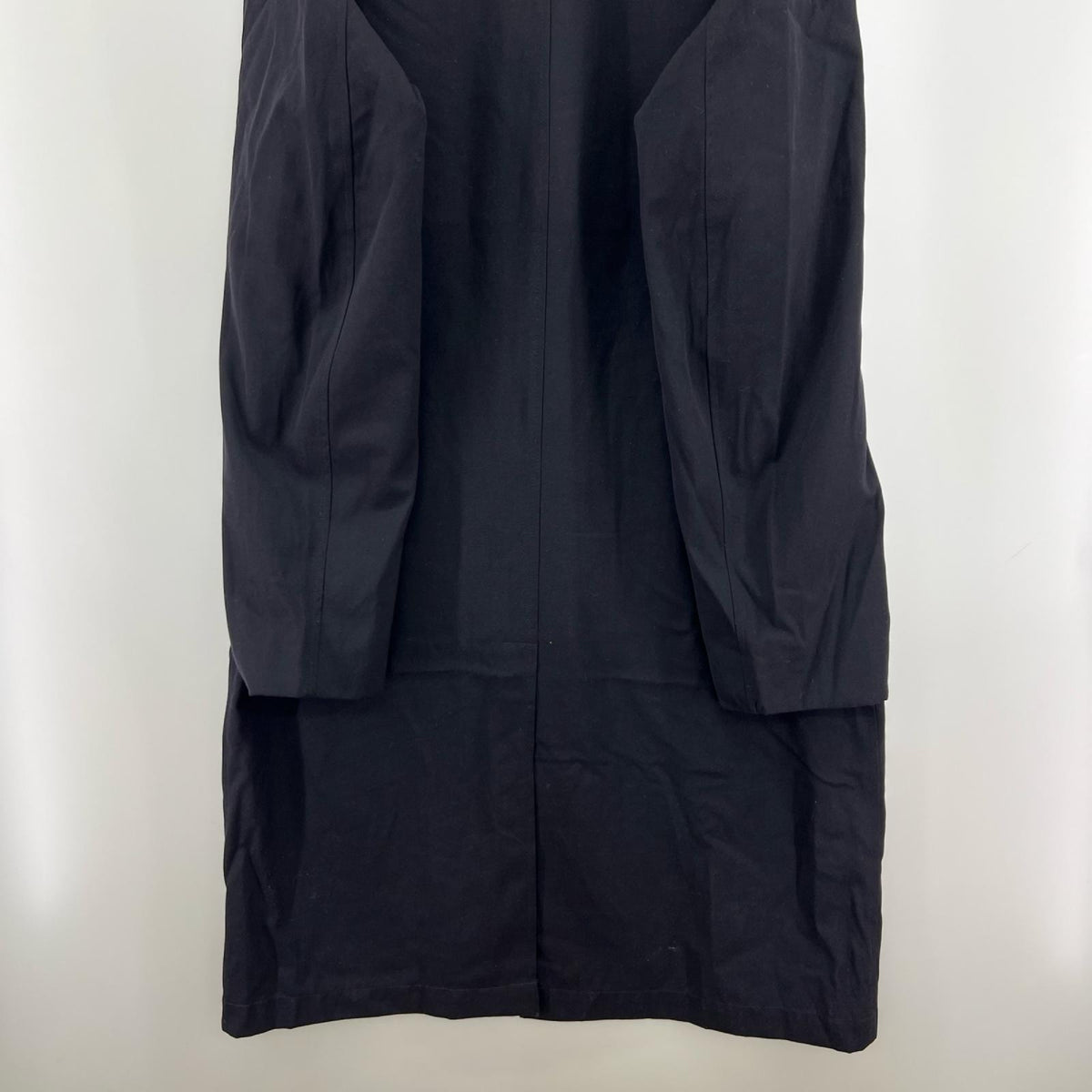 ミリタリージャケット 70s ｲｷﾞﾘｽ軍 ｽﾃﾝｶﾗｰ RAINCOAT ｳｰﾙｷﾞｬﾊﾞ 紺 ブラック