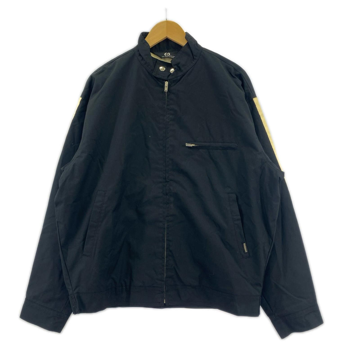 ジャケット 00s GOODENOUGH ﾅｲﾛﾝﾗｲﾀﾞｰｽｼﾞｬｹｯﾄ M 黒 M ブラック