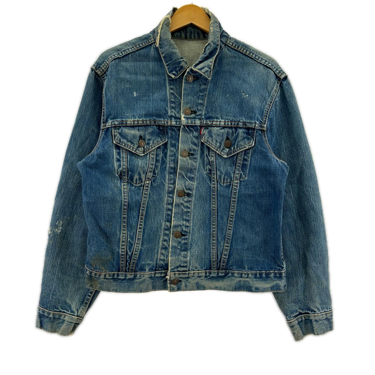 デニムジャケット Levi's 60~70s BIGE ﾎﾞﾀﾝ裏526 70505 4th (ー)