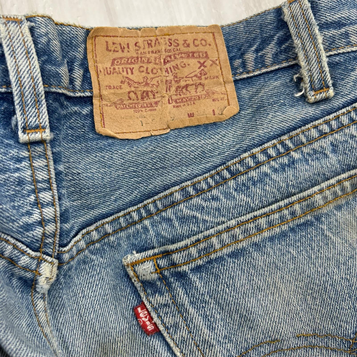 デニムパンツ Levi's 80s ﾎﾞﾀﾝ裏501 (W34L38)