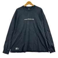 長袖Ｔシャツ ACTUAL SOURCE books L/Sｶｯﾄｿｰ ﾌﾞﾗｯｸ M ブラック