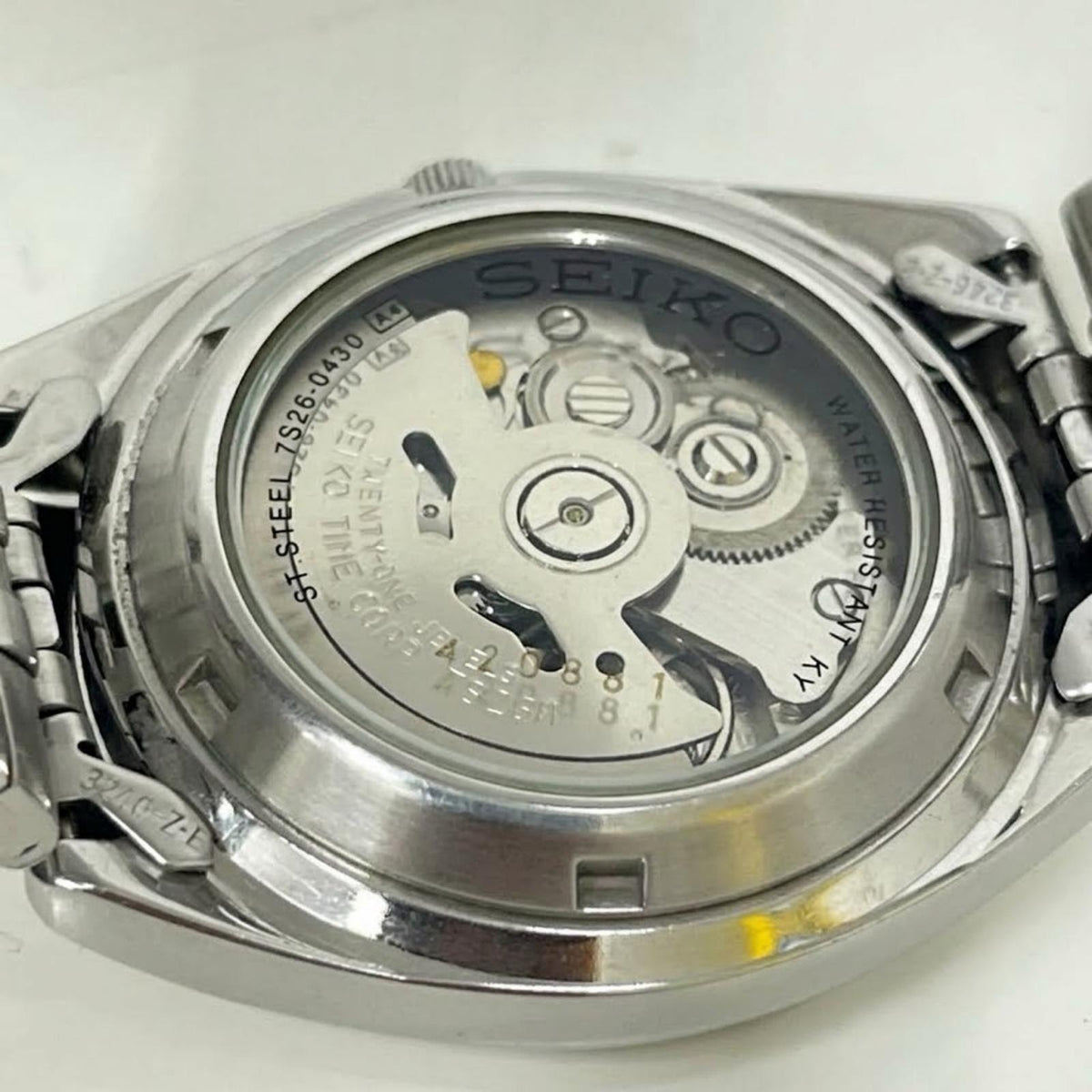 腕時計 SEIKO 自動巻時計 SEIKO 5 7S26-0430 シルバー