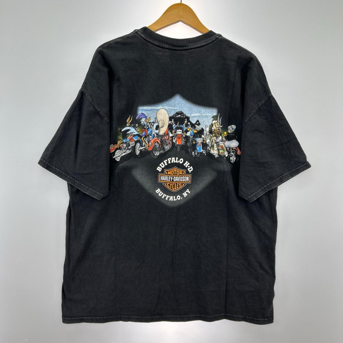 半袖Ｔシャツ × Looney Tunes 00s ﾌﾞﾗｯｸ　（XL) ブラック
