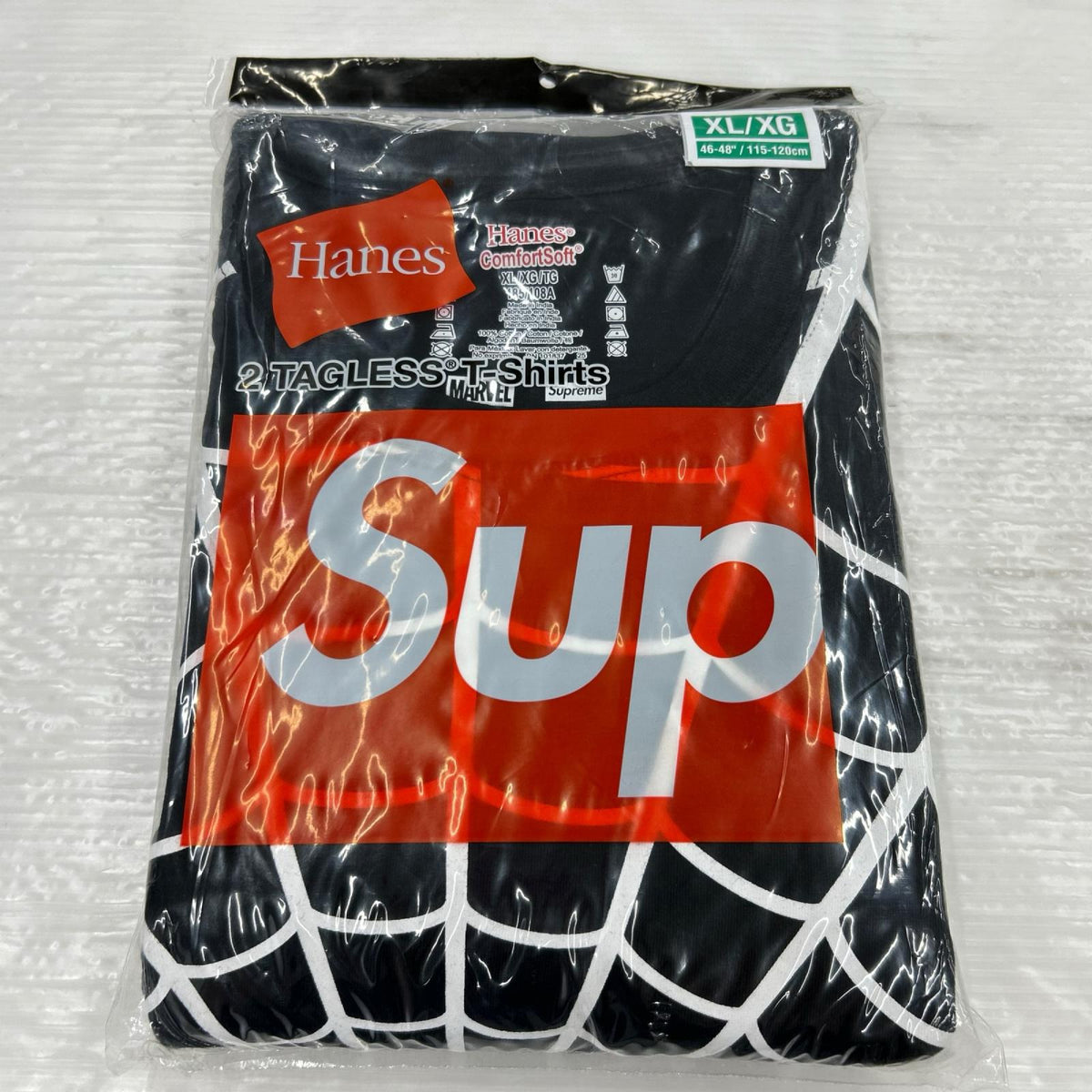 半袖Ｔシャツ ｘHanes Spider-Man Tee ブラック