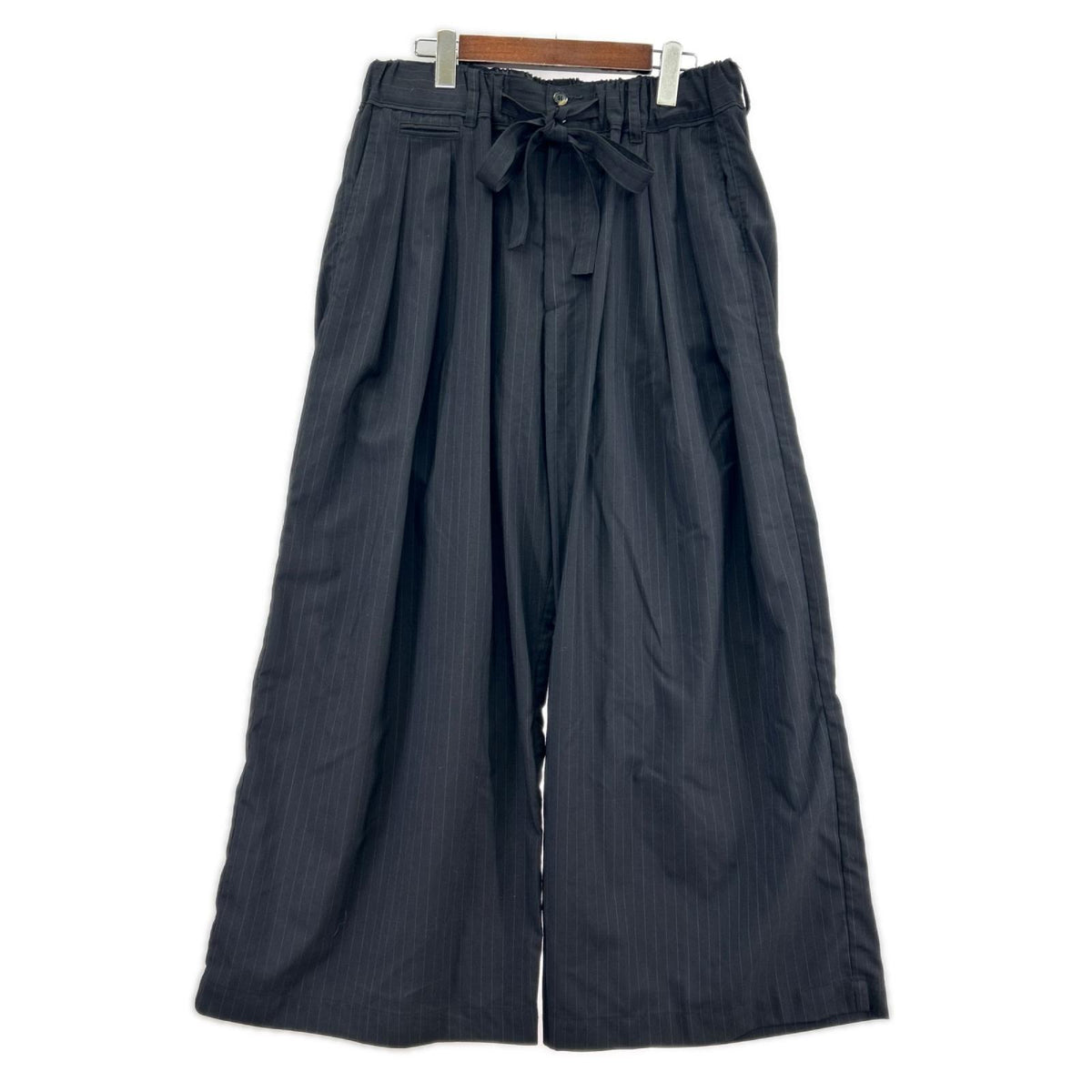 パンツ Sillage baggy trousers F 紺 ネイビー