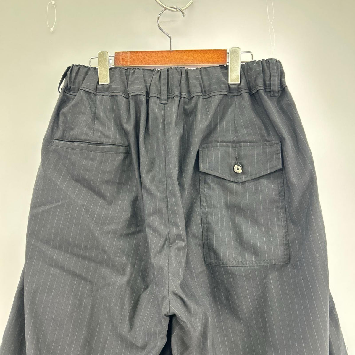 パンツ Sillage baggy trousers F 紺 ネイビー