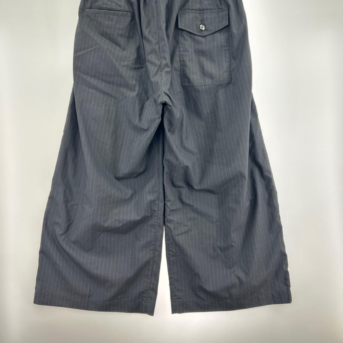 パンツ Sillage baggy trousers F 紺 ネイビー
