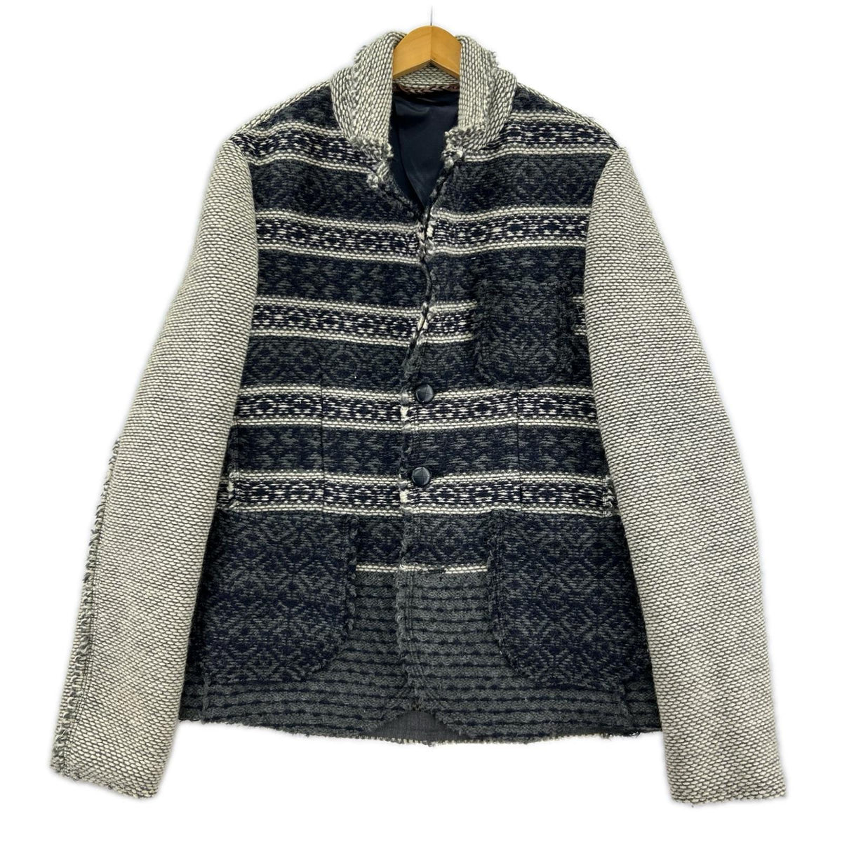 ジャケット KNIT JACKET/ｻｲｽﾞ50 50 ネイビー