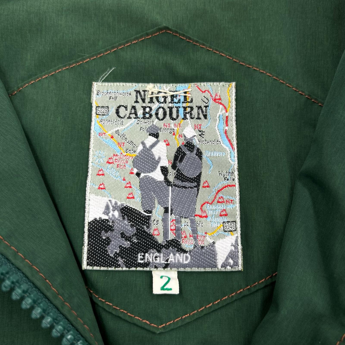 ジャケット Nigel Cabourn 初期ﾀｸﾞ ﾅｲﾛﾝｼﾞｬｹｯﾄ 2 緑 2 グリーン