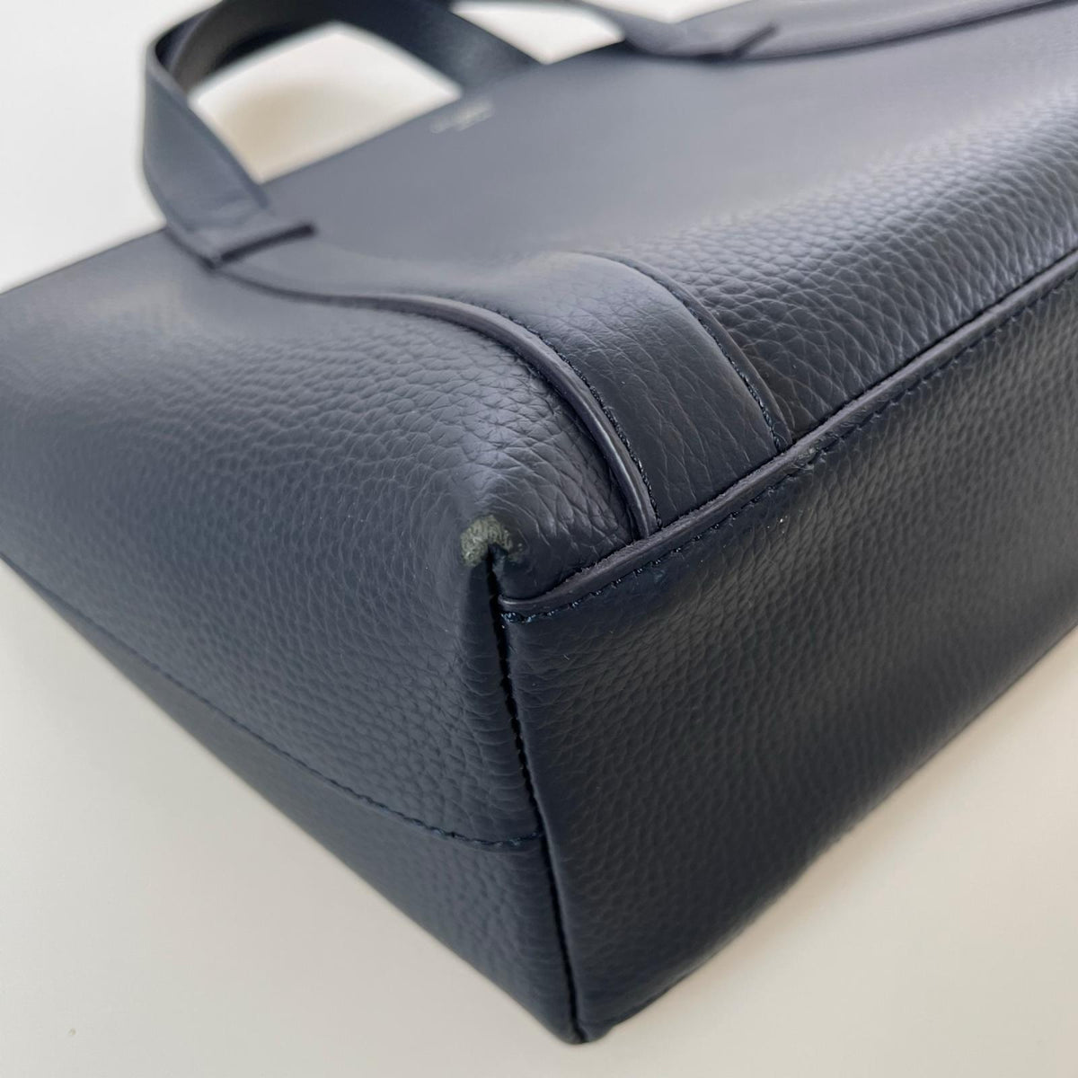 ハンドバッグ pelle morbida ﾈｲﾋﾞｰ ネイビー