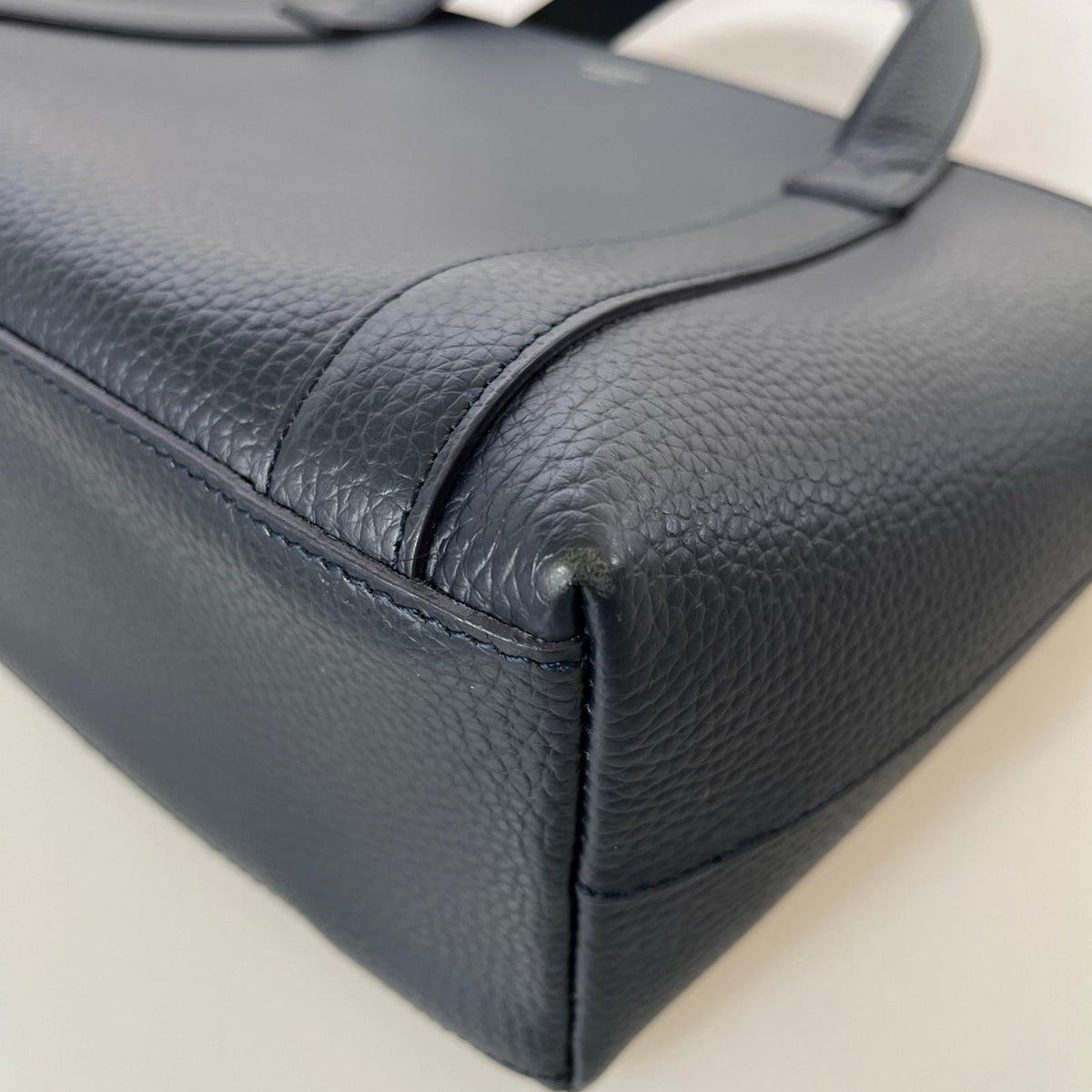 ハンドバッグ pelle morbida ﾈｲﾋﾞｰ ネイビー
