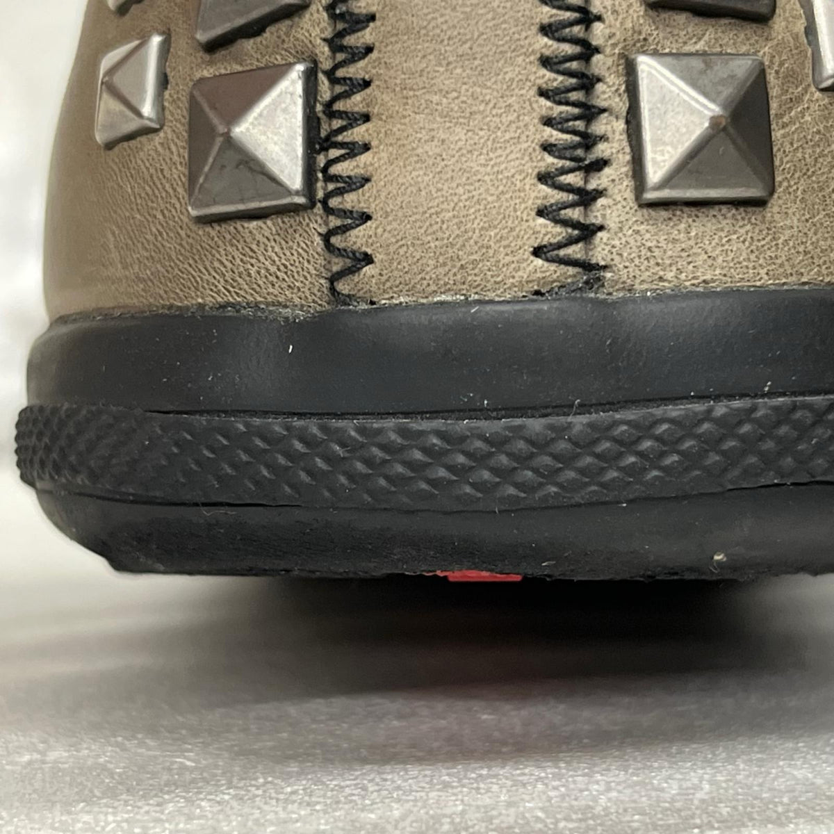 PRADA/スタッズ/レザースニーカー/サイズ7/4E2259