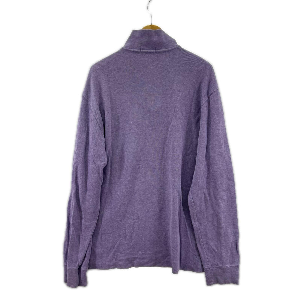 長袖Ｔシャツ ﾊｰﾌZIP L/S パープル