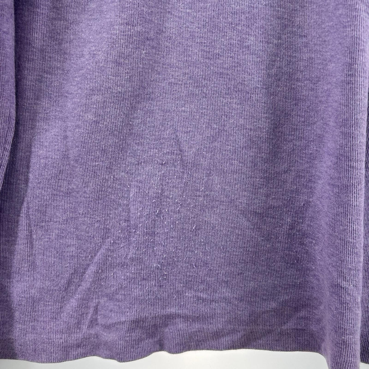 長袖Ｔシャツ ﾊｰﾌZIP L/S パープル