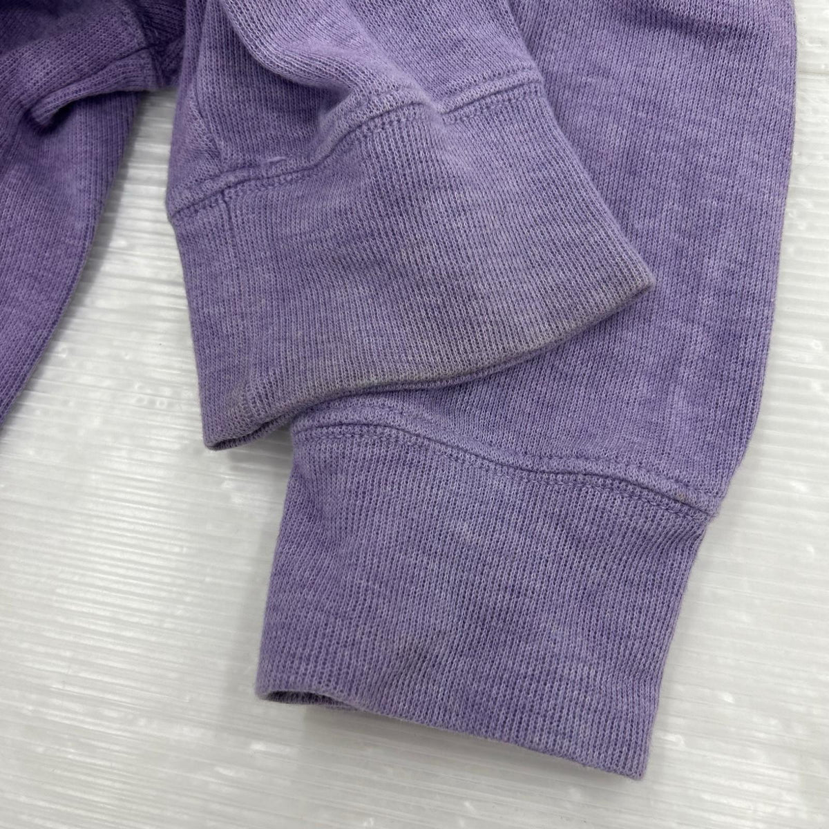 長袖Ｔシャツ ﾊｰﾌZIP L/S パープル