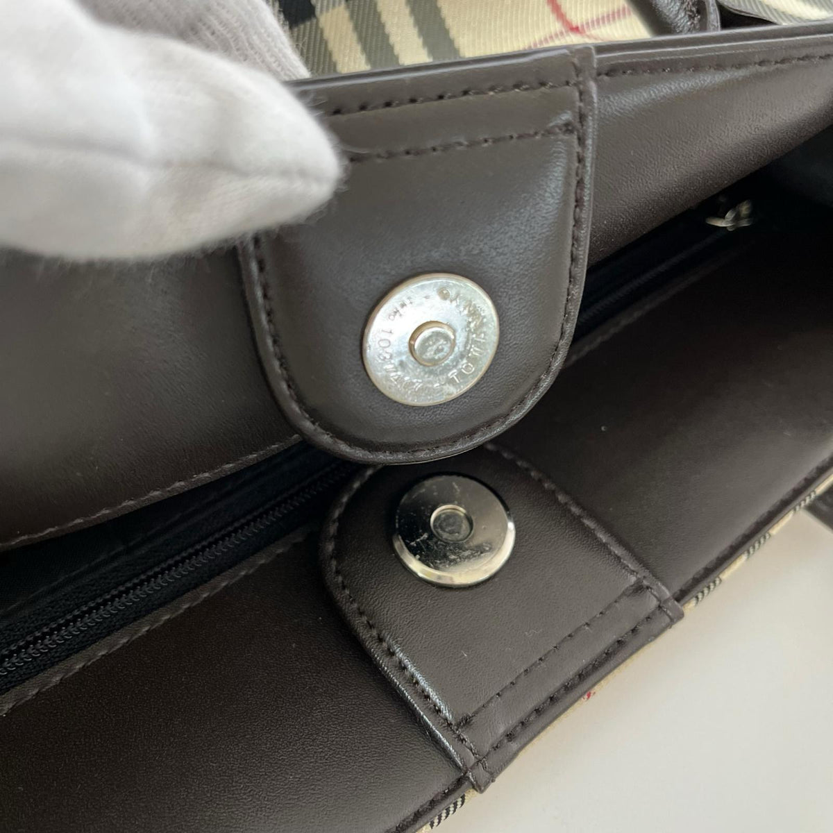 ハンドバッグ BURBERRY ﾉﾊﾞﾁｪｯｸ ﾊﾝﾄﾞﾊﾞｯｸ