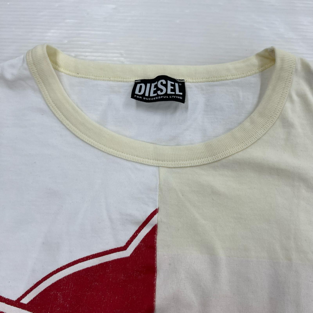 半袖Ｔシャツ T-DIEGIE/再構築/ﾏﾙﾁｶﾗｰ ホワイト