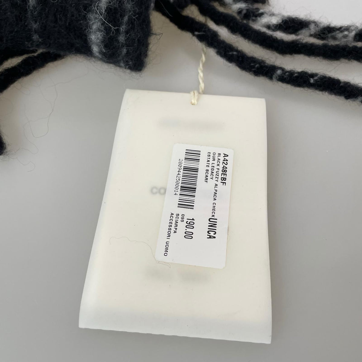 その他アクセサリー Our Legacy ESTATE SCARF A4248EBF 黒 ブラック