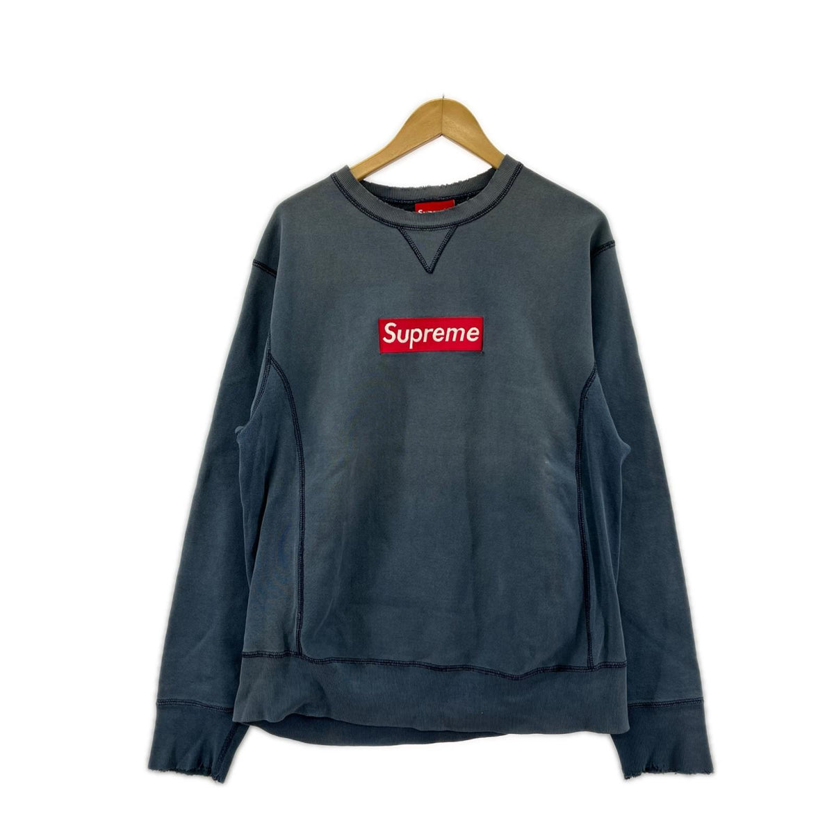 スウェット 90s初期 USA製 Box Logo (M) M ネイビー