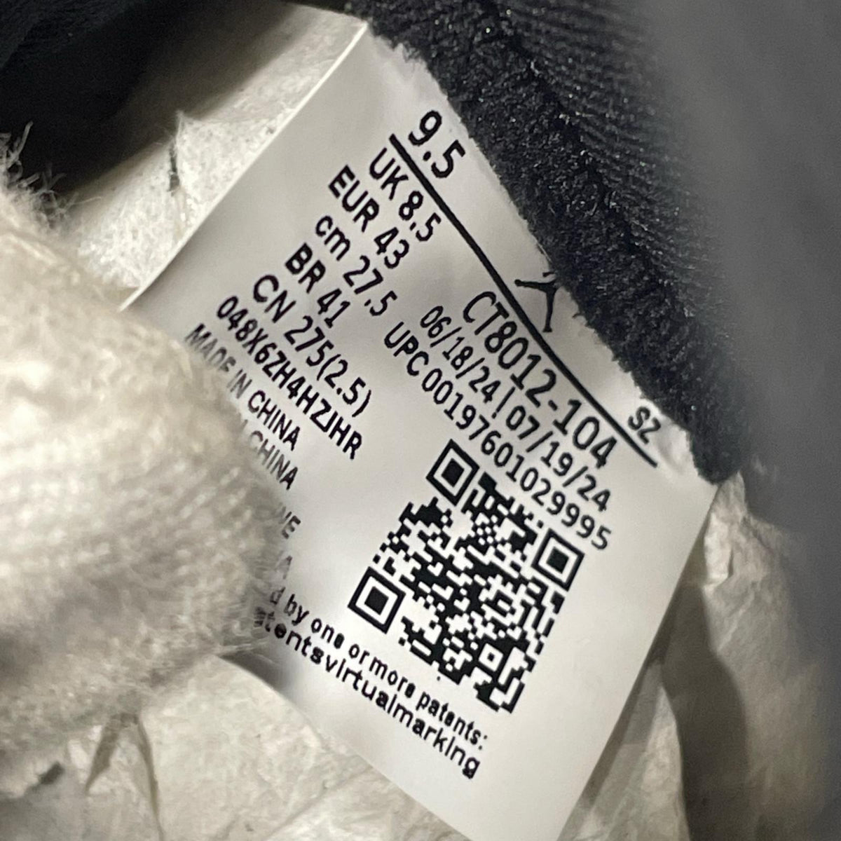 スニーカー AIR JORDAN 11 RETRO 27.5cm (US9 1/2 UK9 EU45) ホワイト