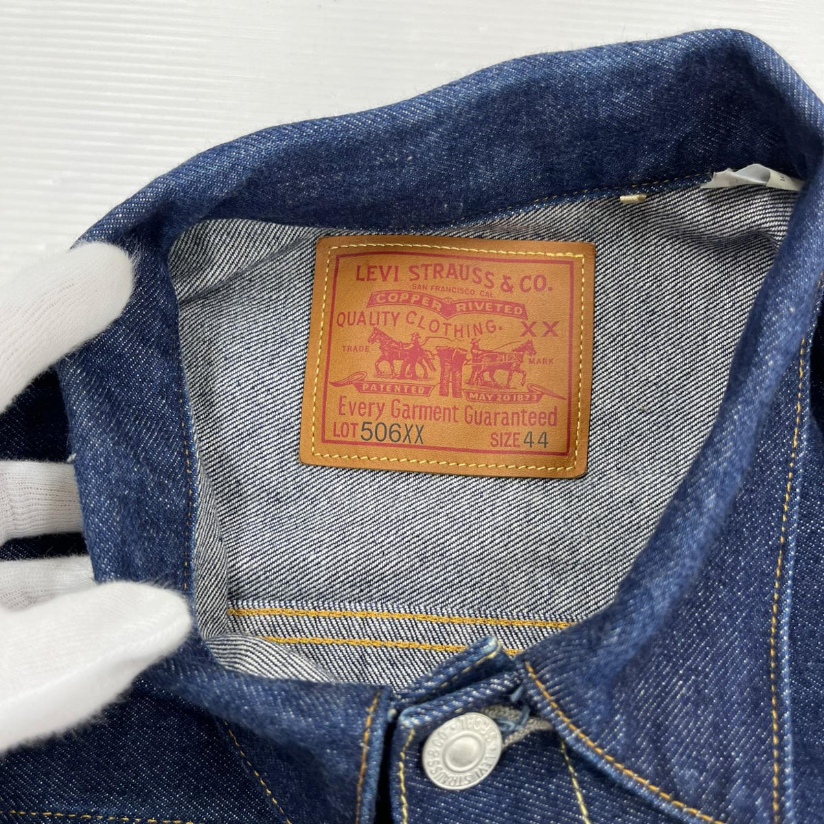 デニムジャケット 1936Model 506XX 1st (44) 44 ブルー