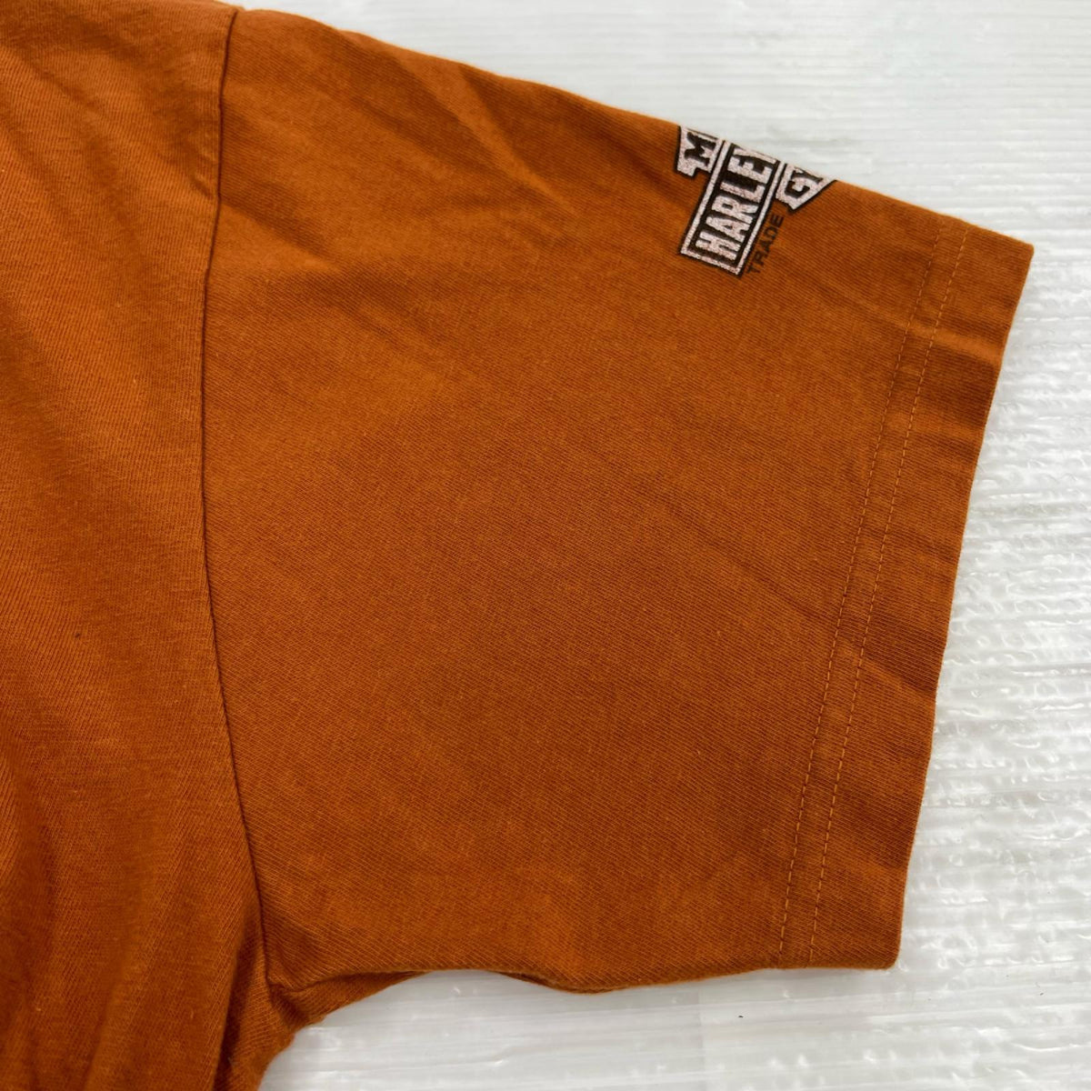 半袖Ｔシャツ USA製/HORNY TOAD/ｵﾚﾝｼﾞ L ブラウン