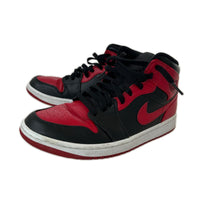 スニーカー AIR JORDAN 1 MID Red 27.5cm 27.5cm (US9 1/2 UK9 EU45)