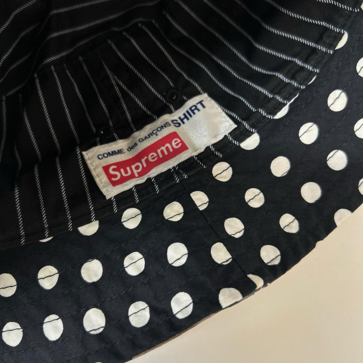 ハット ×COMME des GARCONS Reversible Crusher