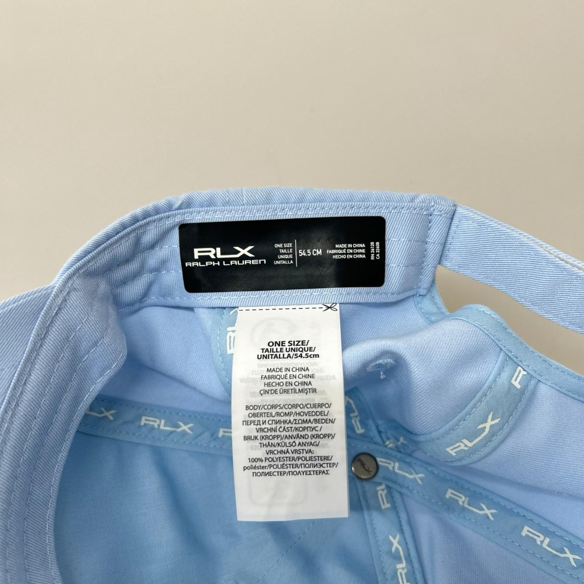 キャップ RLX ﾎﾟﾛﾍﾞｱ 水色 ブルー