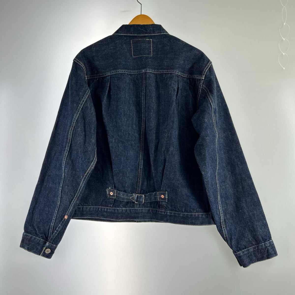デニムジャケット 1st Lot 407EXX ｲﾝﾃﾞｨｺﾞ L L ネイビー