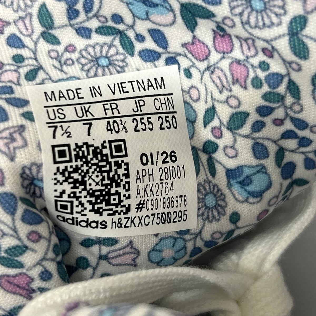 スニーカー adidas STAN SMITH LIBERTY LONDON KK2764 25.5cm (US7 1/2 UK7 EU41) ホワイト