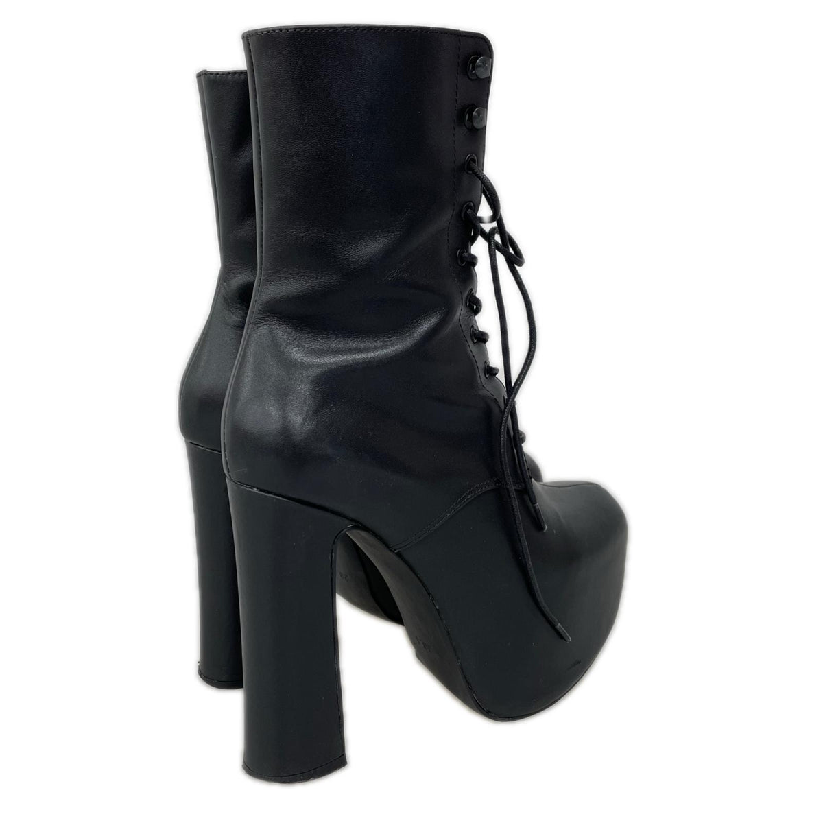 ブーツ HYSTERIC GLAMOUR ﾎﾞﾘｭｰﾑｿｰﾙ ﾋｰﾙﾌﾞｰﾂ ﾌﾞﾗｯｸ 23.5cm (US5 1/2 UK5 EU37) ブラック