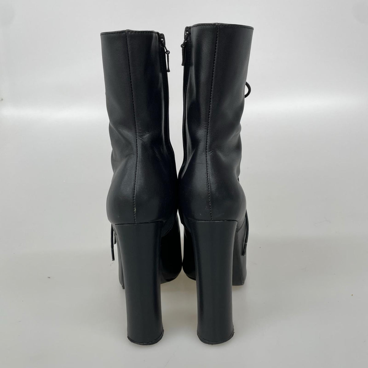 ブーツ HYSTERIC GLAMOUR ﾎﾞﾘｭｰﾑｿｰﾙ ﾋｰﾙﾌﾞｰﾂ ﾌﾞﾗｯｸ 23.5cm (US5 1/2 UK5 EU37) ブラック