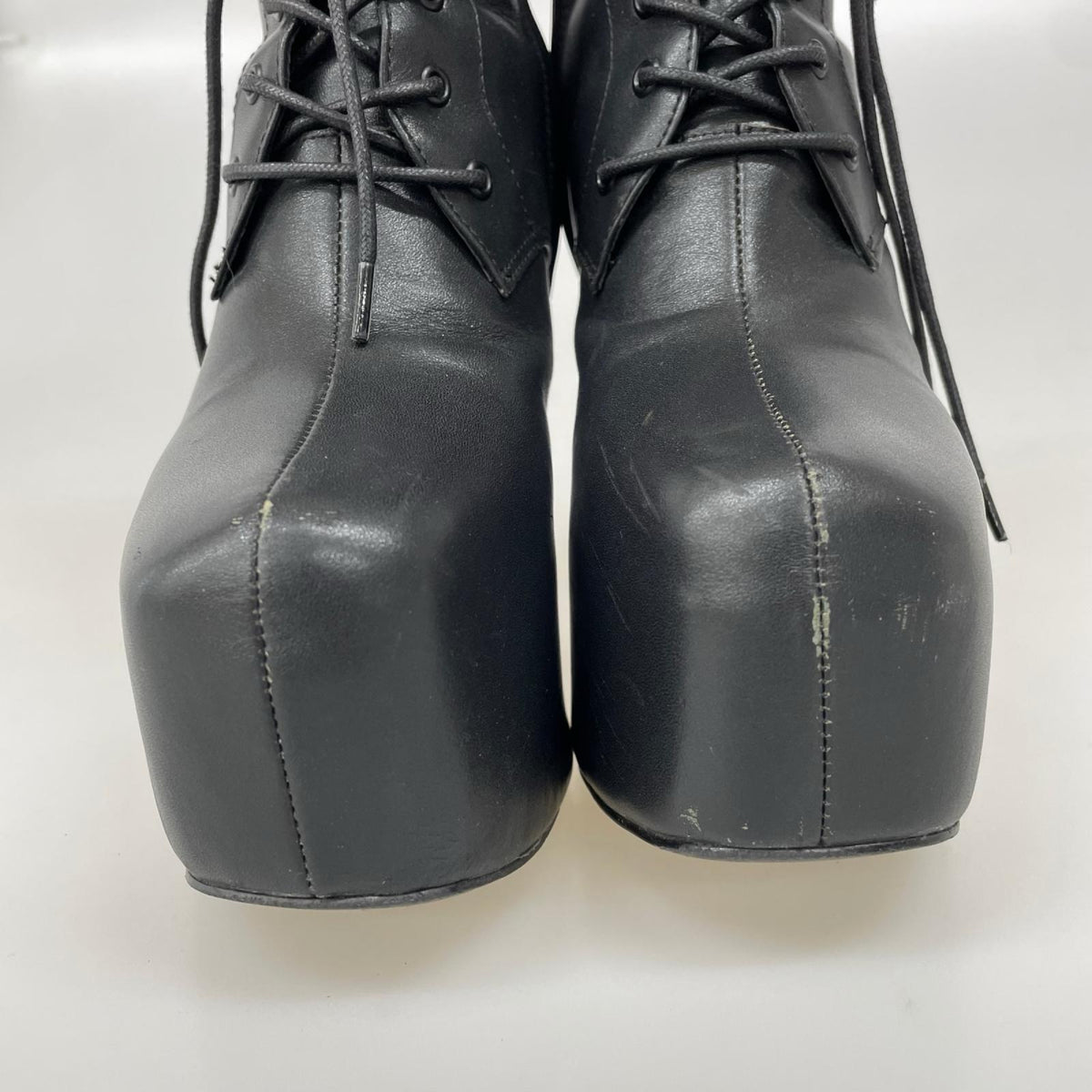 ブーツ HYSTERIC GLAMOUR ﾎﾞﾘｭｰﾑｿｰﾙ ﾋｰﾙﾌﾞｰﾂ ﾌﾞﾗｯｸ 23.5cm (US5 1/2 UK5 EU37) ブラック