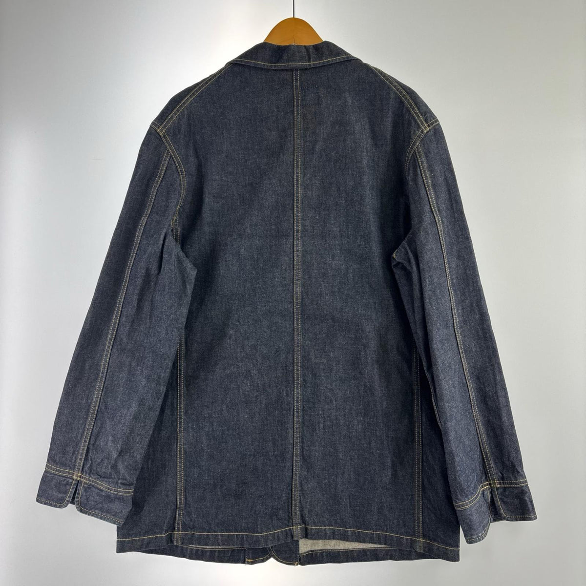 デニムジャケット ｶﾊﾞｰｵｰﾙ 70741 日本製　（L) L ネイビー