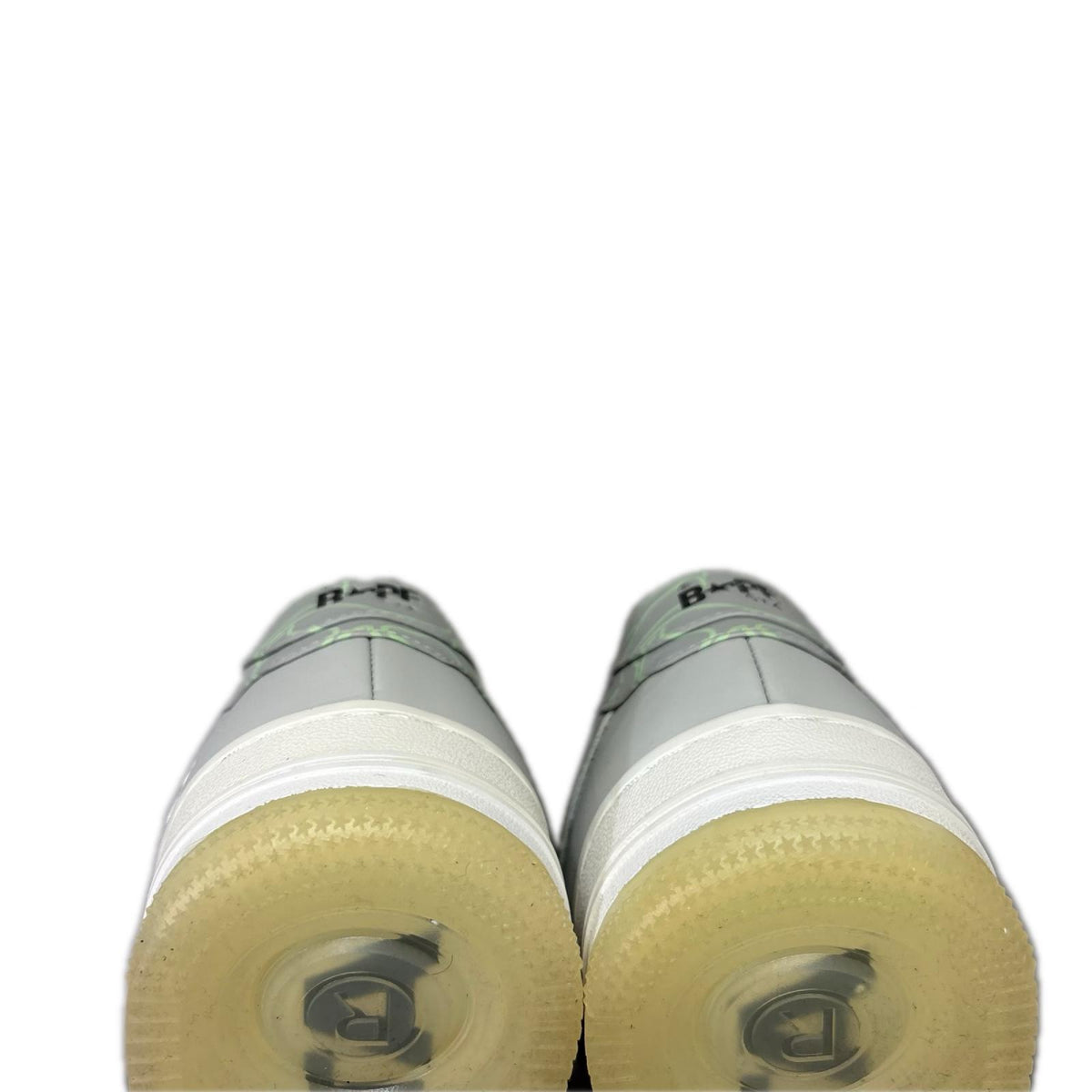 スニーカー BAPE STA TEXT CODE CAMO Grey 27cm (US9 UK8 1/2 EU44) グレー