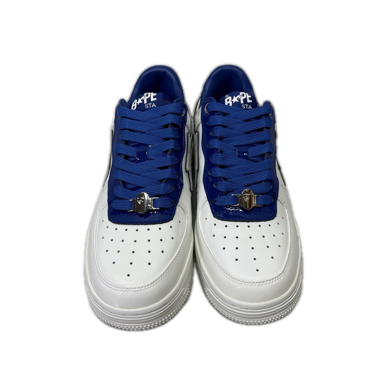 スニーカー BAPE STA #8 Blue 27cm (US9 UK8 1/2 EU44) ホワイト