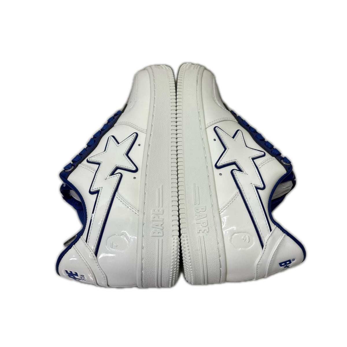 スニーカー BAPE STA #8 Blue 27cm (US9 UK8 1/2 EU44) ホワイト