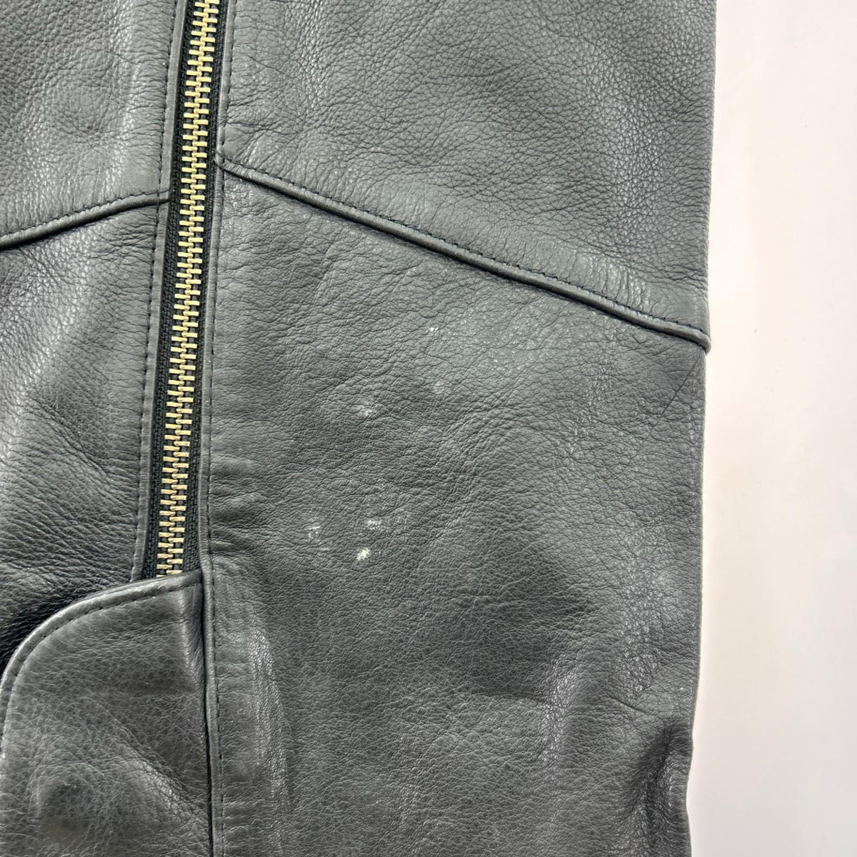 その他ボトムス Leather Motorcycle Chaps ﾌﾞﾗｯｸ　（M） M ブラック