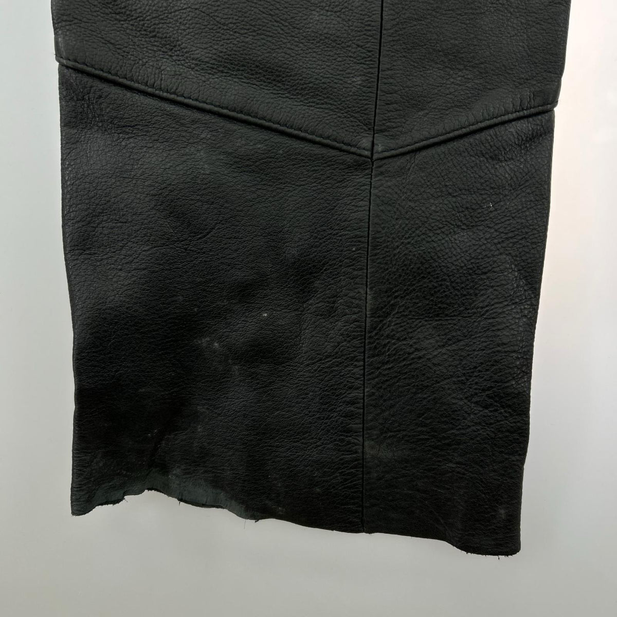 その他ボトムス Leather Motorcycle Chaps ﾌﾞﾗｯｸ　（M） M ブラック
