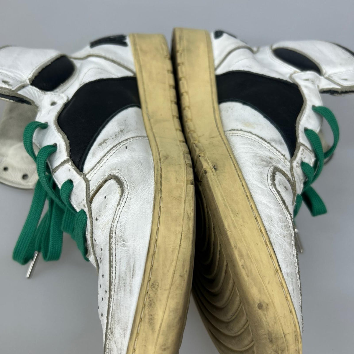 スニーカー RHUDE ﾀﾞﾒｰｼﾞ加工 WHT ホワイト