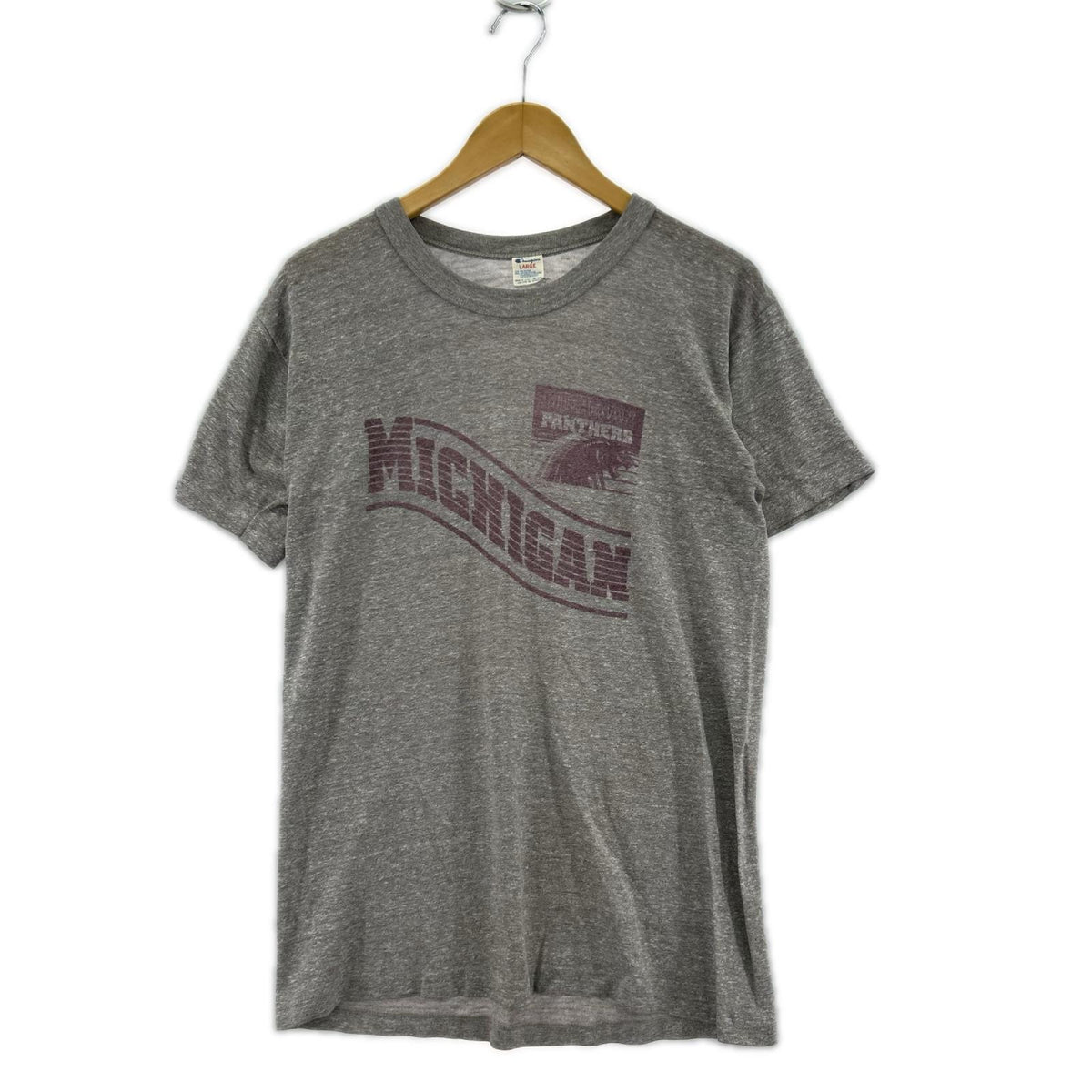 半袖Ｔシャツ 80s ﾄﾘｺﾀｸﾞ後期 S/Sｶｯﾄｿｰ ｸﾞﾚｰ L グレー