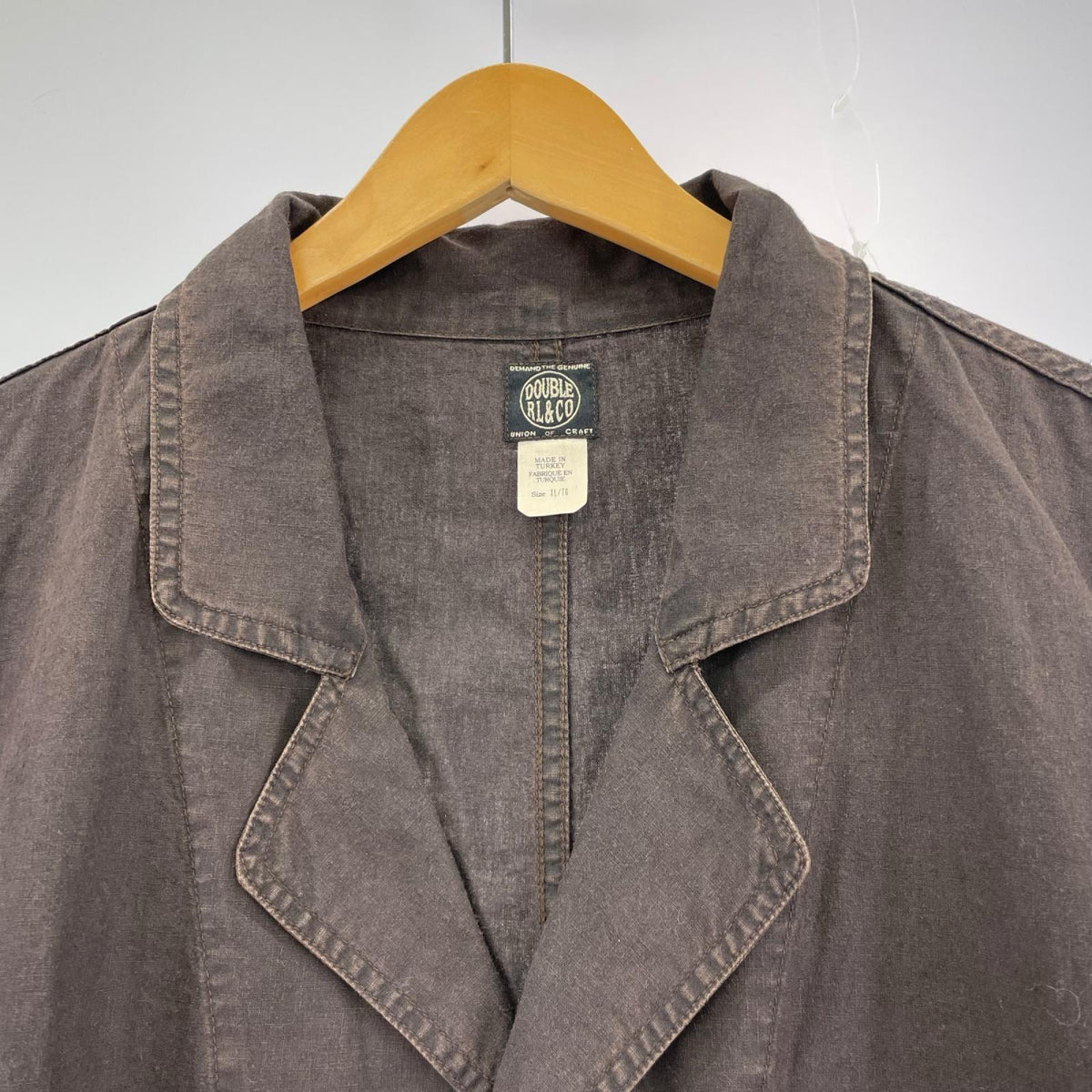 その他アウター COTTON LINEN SHOP COAT（XL） ブラウン